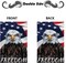Bald Eagle Freedom Garden Flag - Bald Eagle with American Flag and 'FREEDOM' Banner